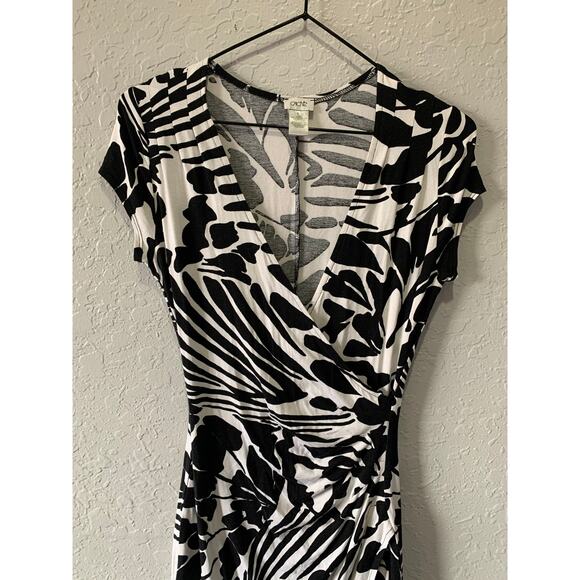 CACHE Faux Wrap Dress Size Small Bodycon Sexy Career - Picture 2 of 9